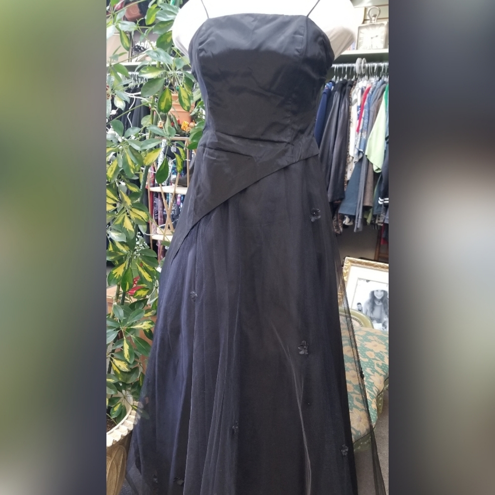 Long Satin Gown